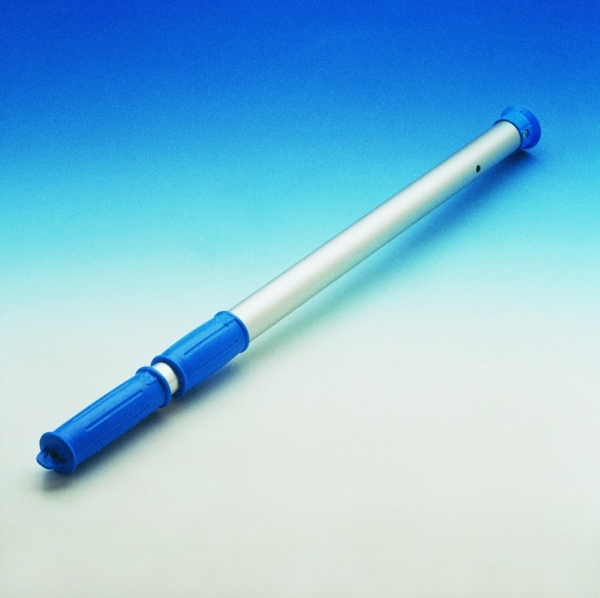 Teleskopstange 2,4 - 4,8 m, mit Excenter, Alu elox. 1,1 mm Wandstärke